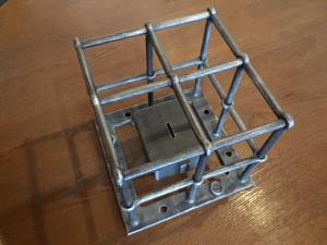 A wrought iron contribution box (DPK-601)